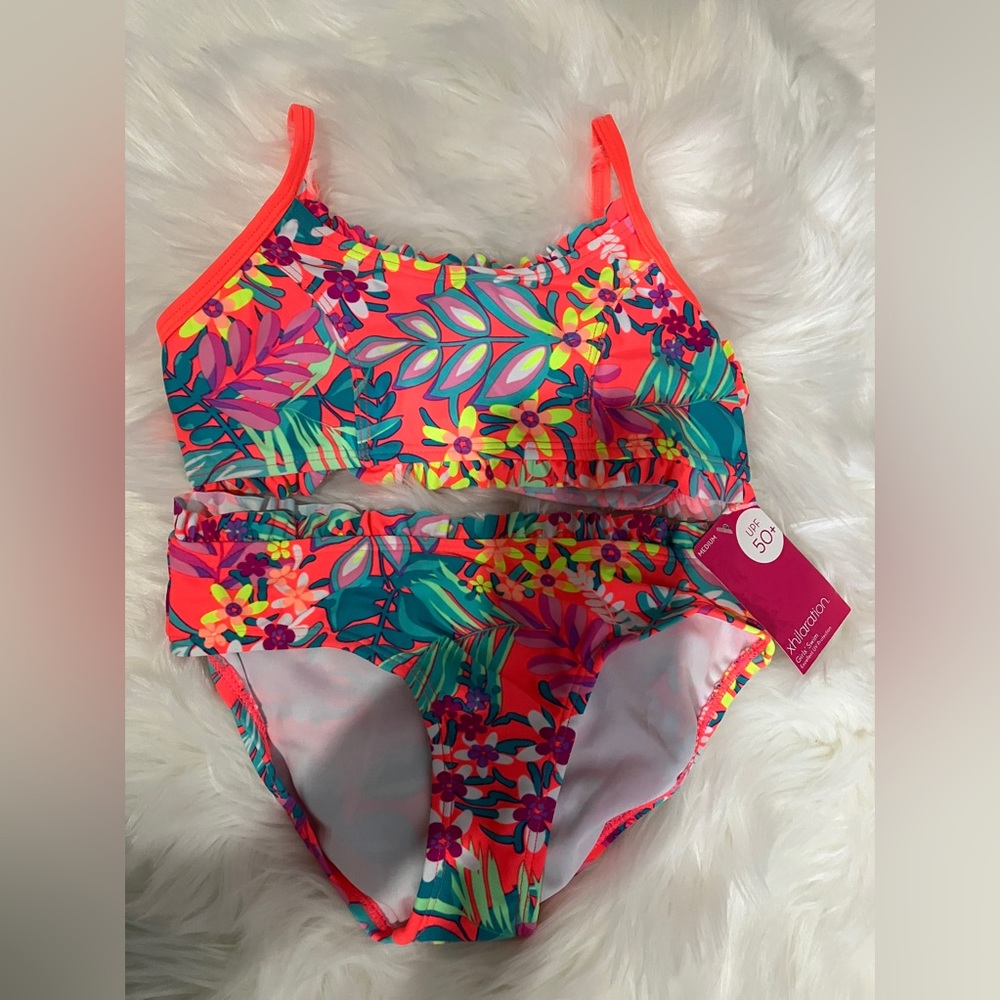 Girls 2 Piece Swimsuit Size 7/8